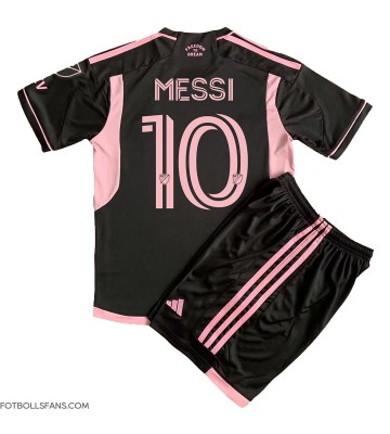Inter Miami Lionel Messi #10 Replika Bortatröja Barn 2023-24 Kortärmad (+ Korta byxor)